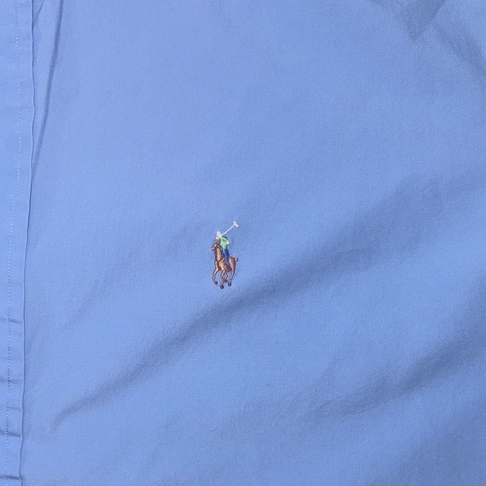 Polo by Ralph Lauren Men's Light Blue Button Down Shirt size Medium - Picture 4 of 5